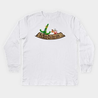 Fat Baby Cowboy Series Characters Kids Long Sleeve T-Shirt